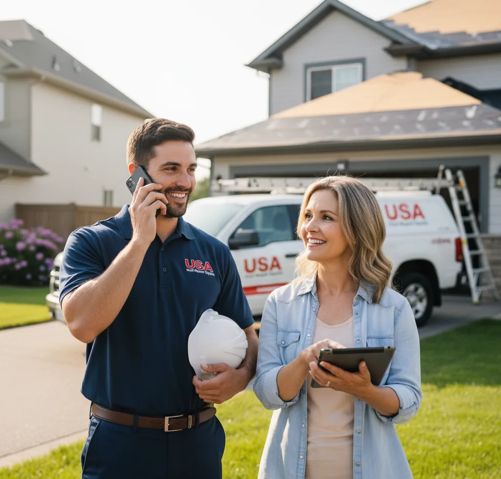 USA Roof Repair Experts customer support in Leonia